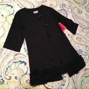Black fashion blazer/cardigan